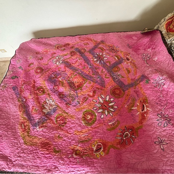 Hand made butterfly quilt including butterflies heirloom quality reversible - Picture 6 of 16